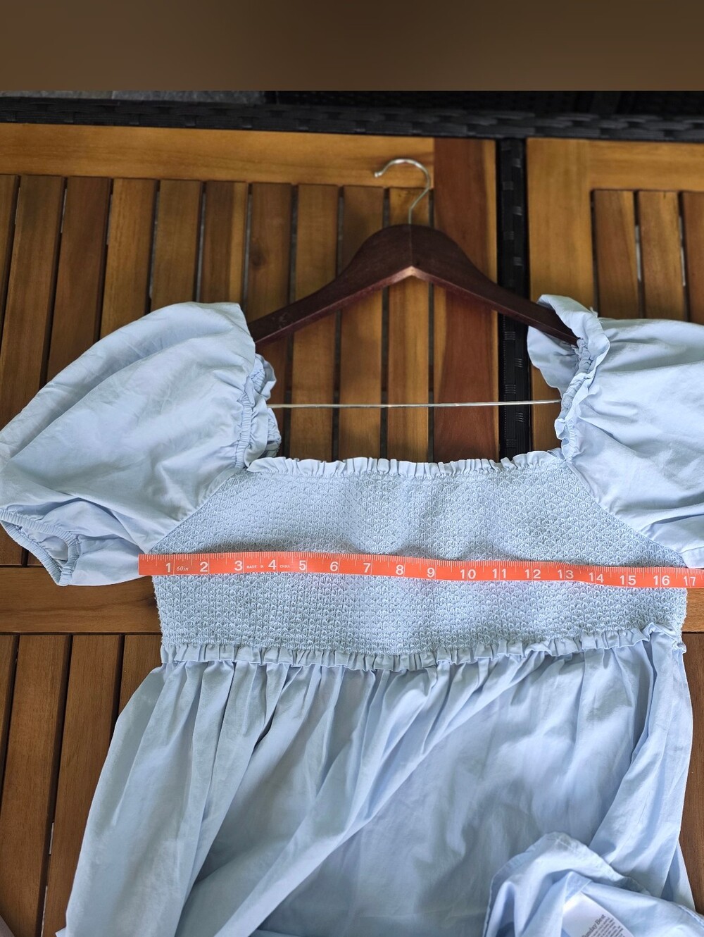 Sunday Best Blue Babydoll Dress - Picture 12 of 12
